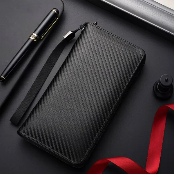RFID Blocking Long Clutch Wallet